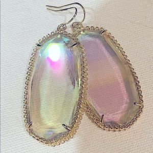 Kendra Scott Iridescent faceted earring
